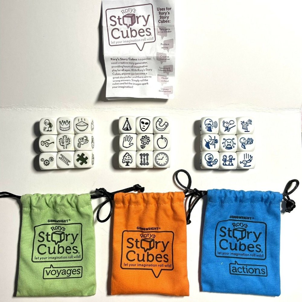 3 Rory's Story Cubes Classic Actions Voyages